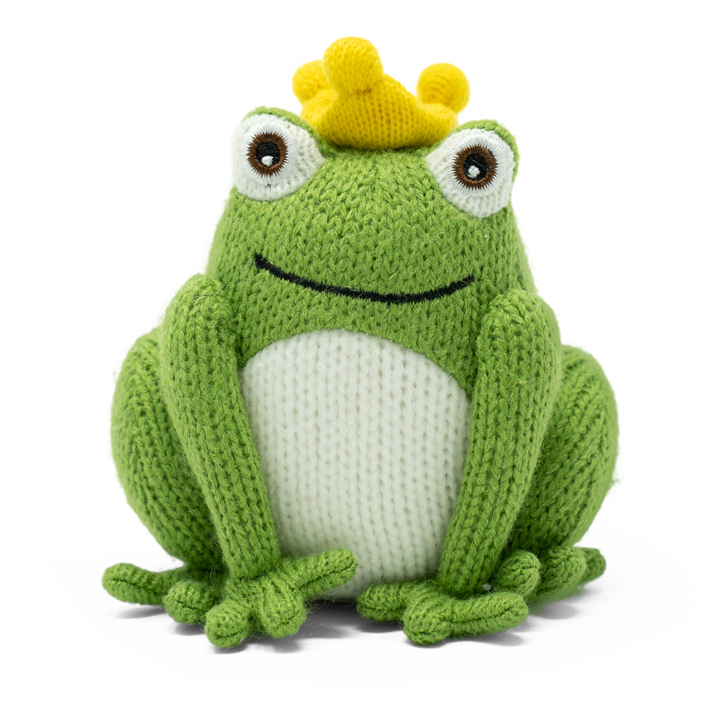 The Frog Prince Yarn Plush Toy Audio