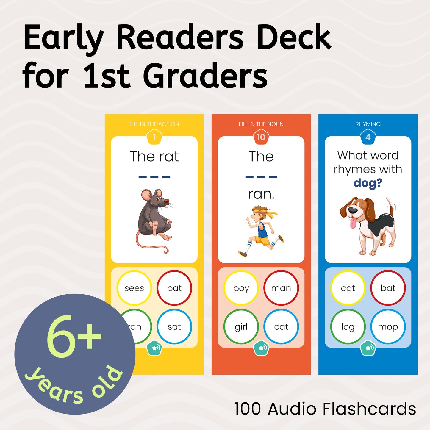 Early Readers Deck for 1st Graders