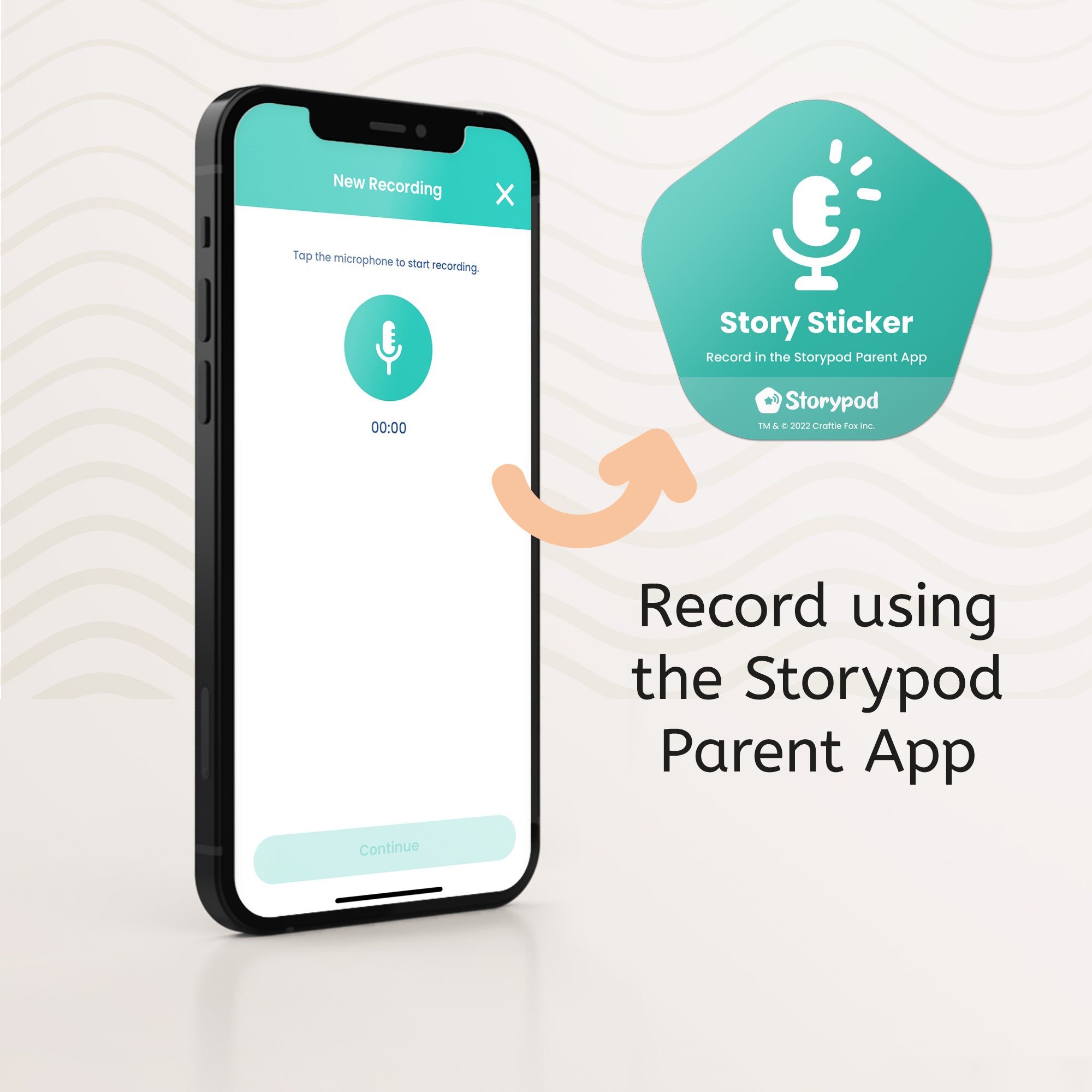 Recordable Story Stickers 3 Pack