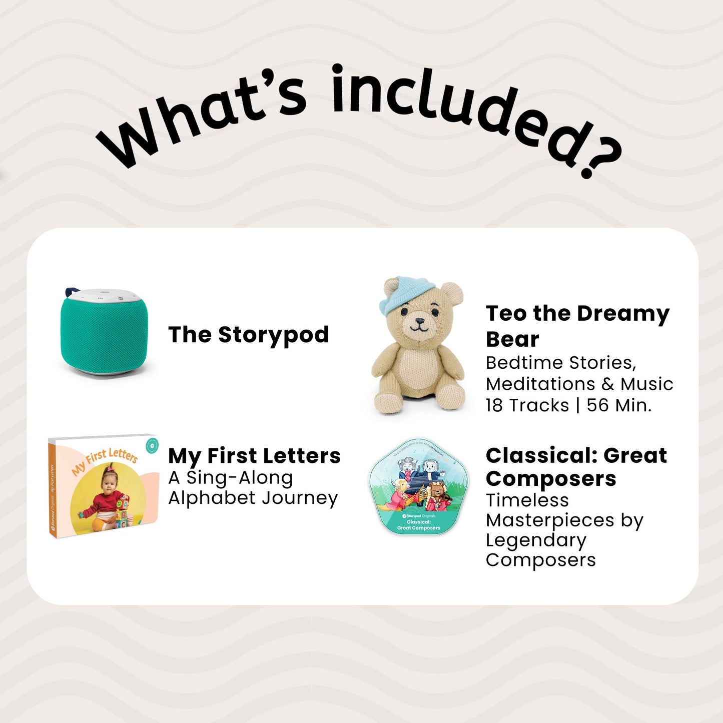 The Storypod Letters & Calm Set