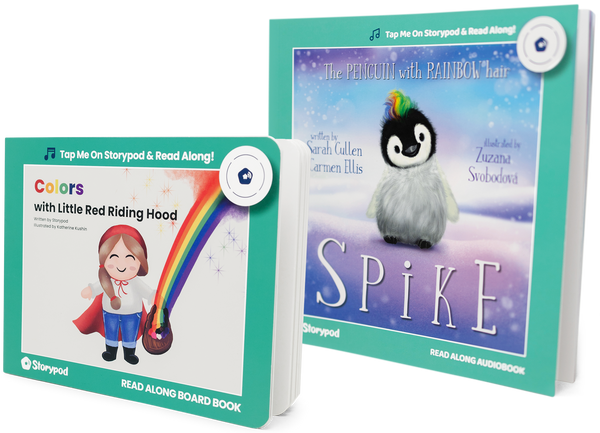Read-Along Audiobooks that play when tapped on The Storypod