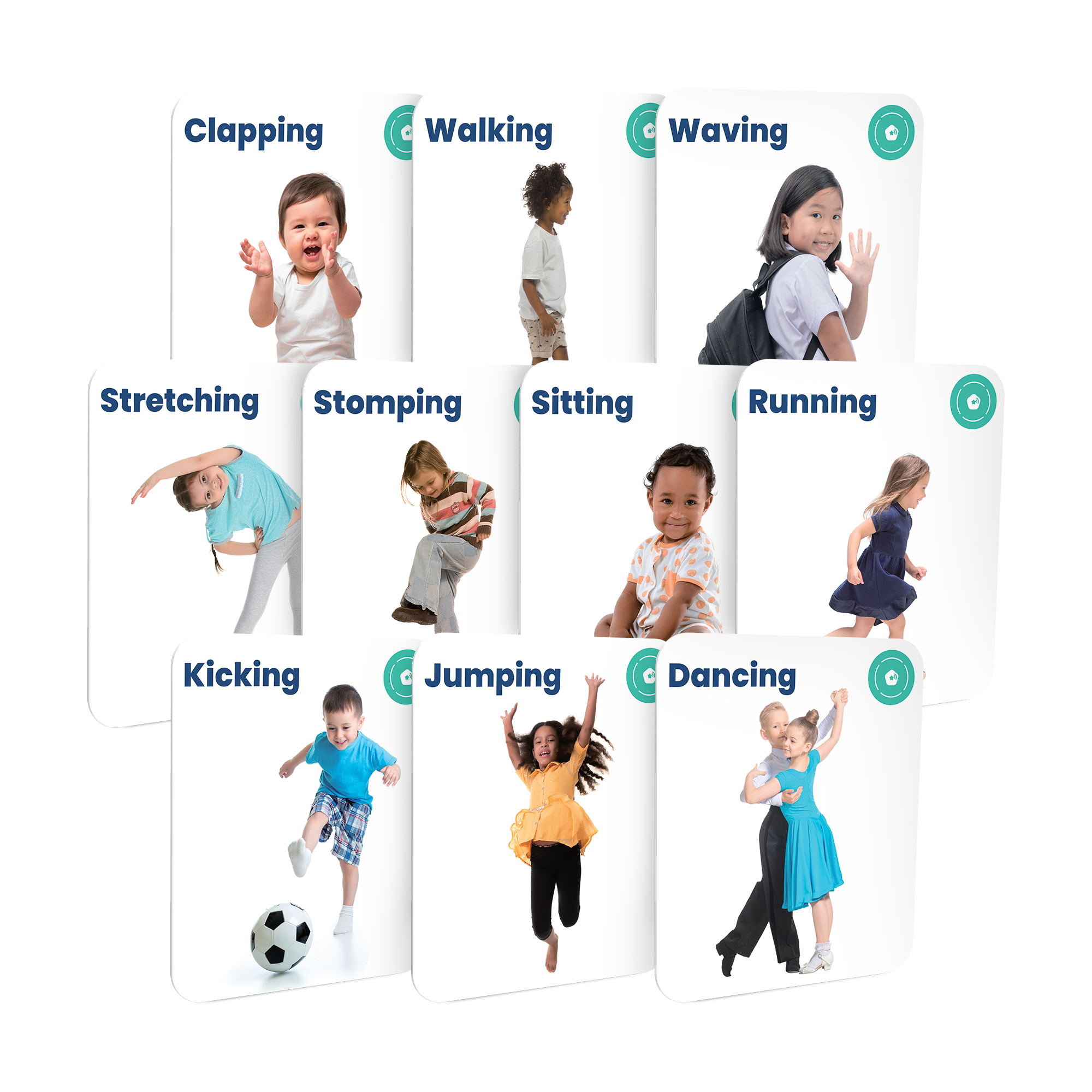Skip Movement Card Body & Movement Learning Set for the Storypod Audio System - Set 4