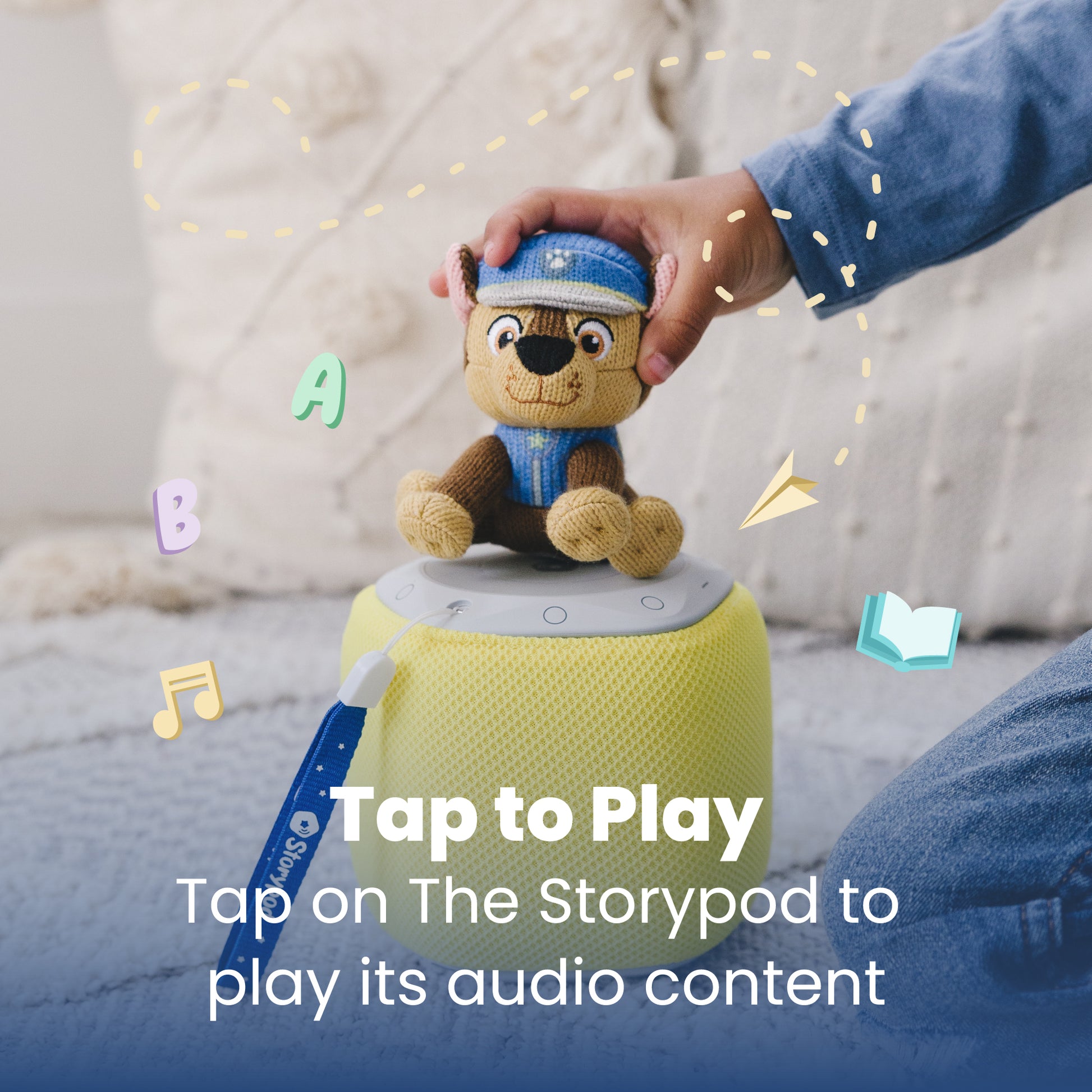 Chase from PAW Patrol now available on Storypod - the Audio Learning System
