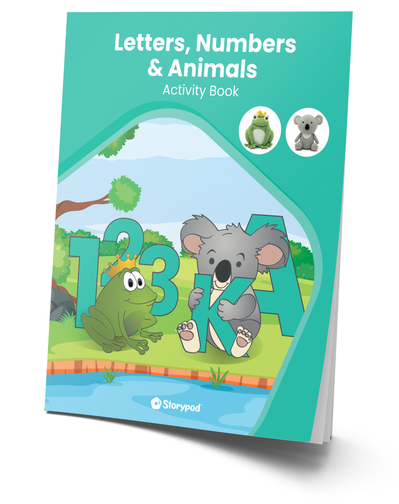 Numbers, Letters & Animals Activity Book