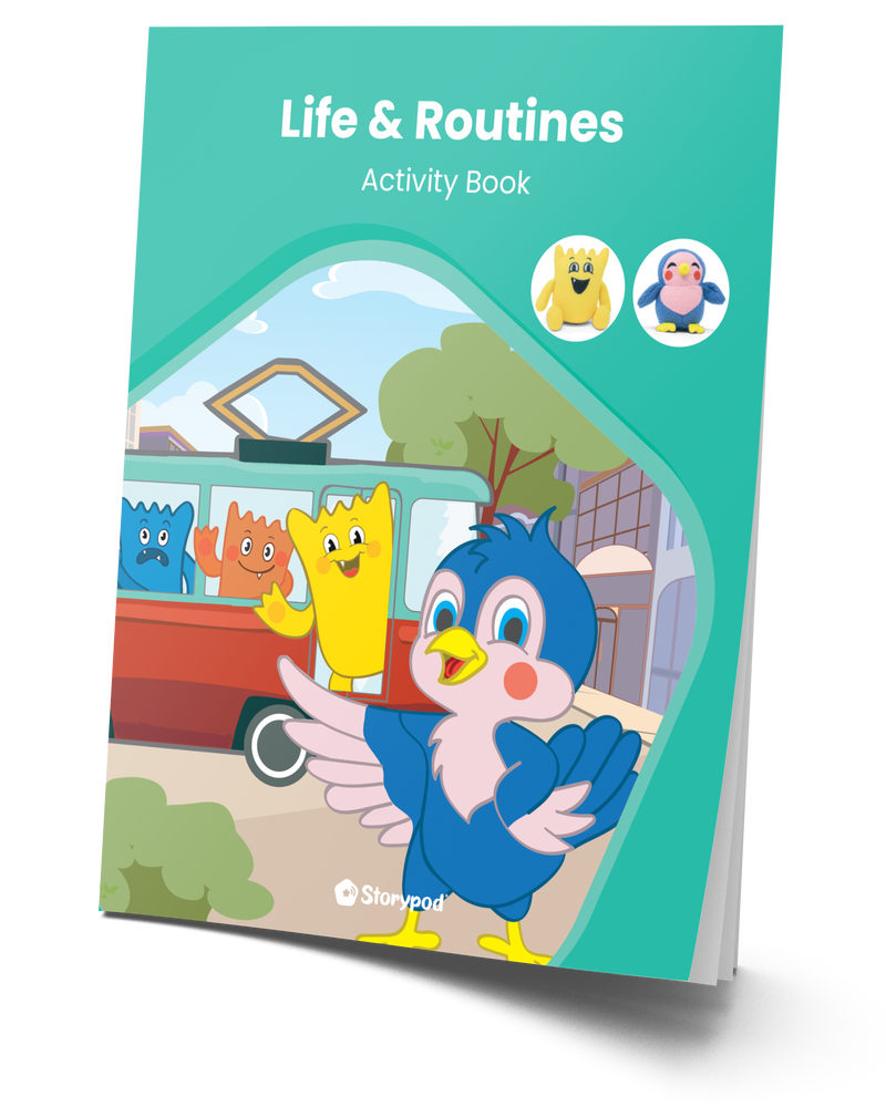 Life & Routines Learning Set for the Storypod Audio System - Set 14
