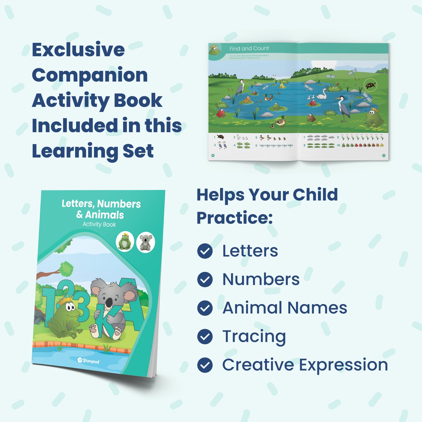 Letters, Numbers & Animals Learning Set