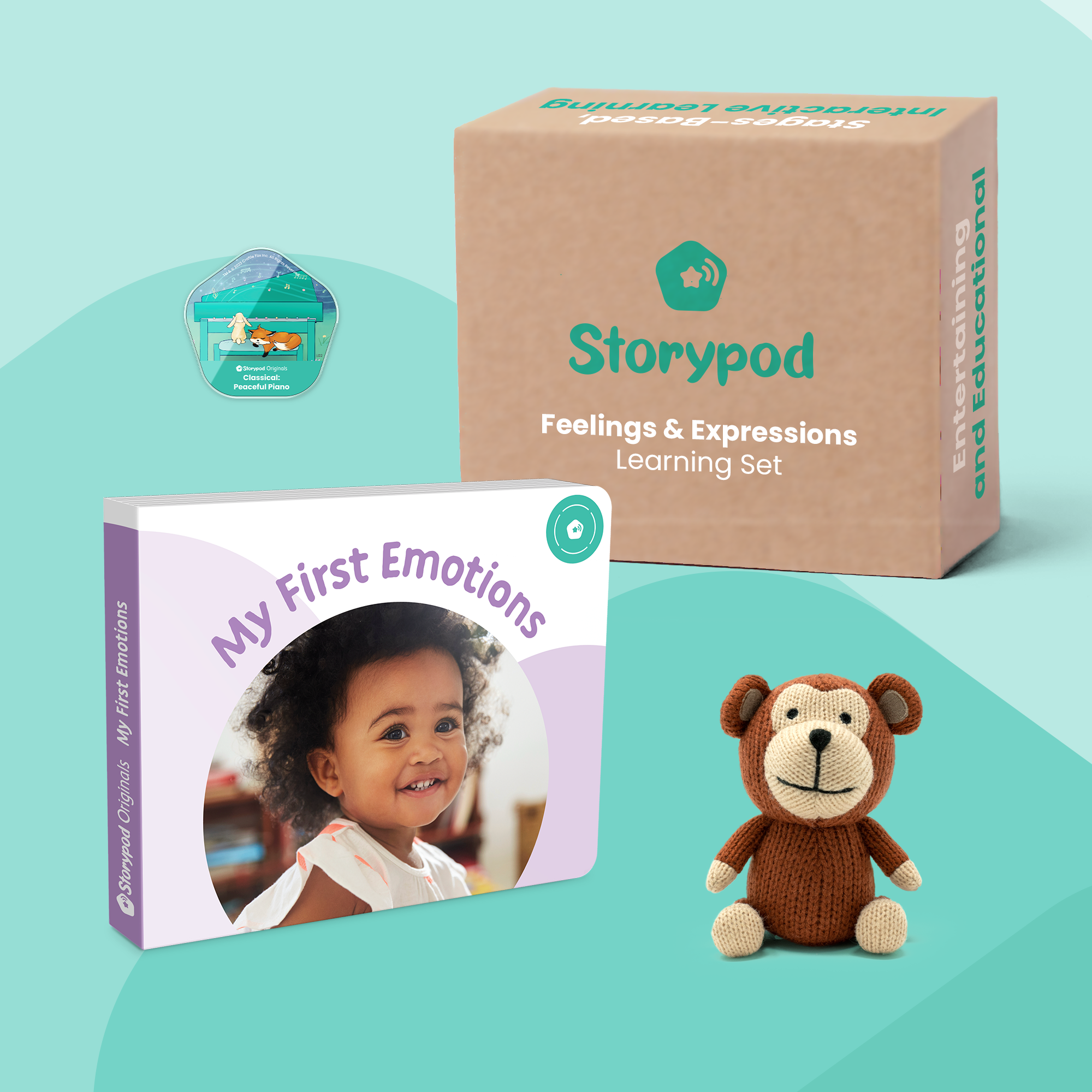 Feelings & Expressions Learning Set for the Storypod Audio System - Set 7