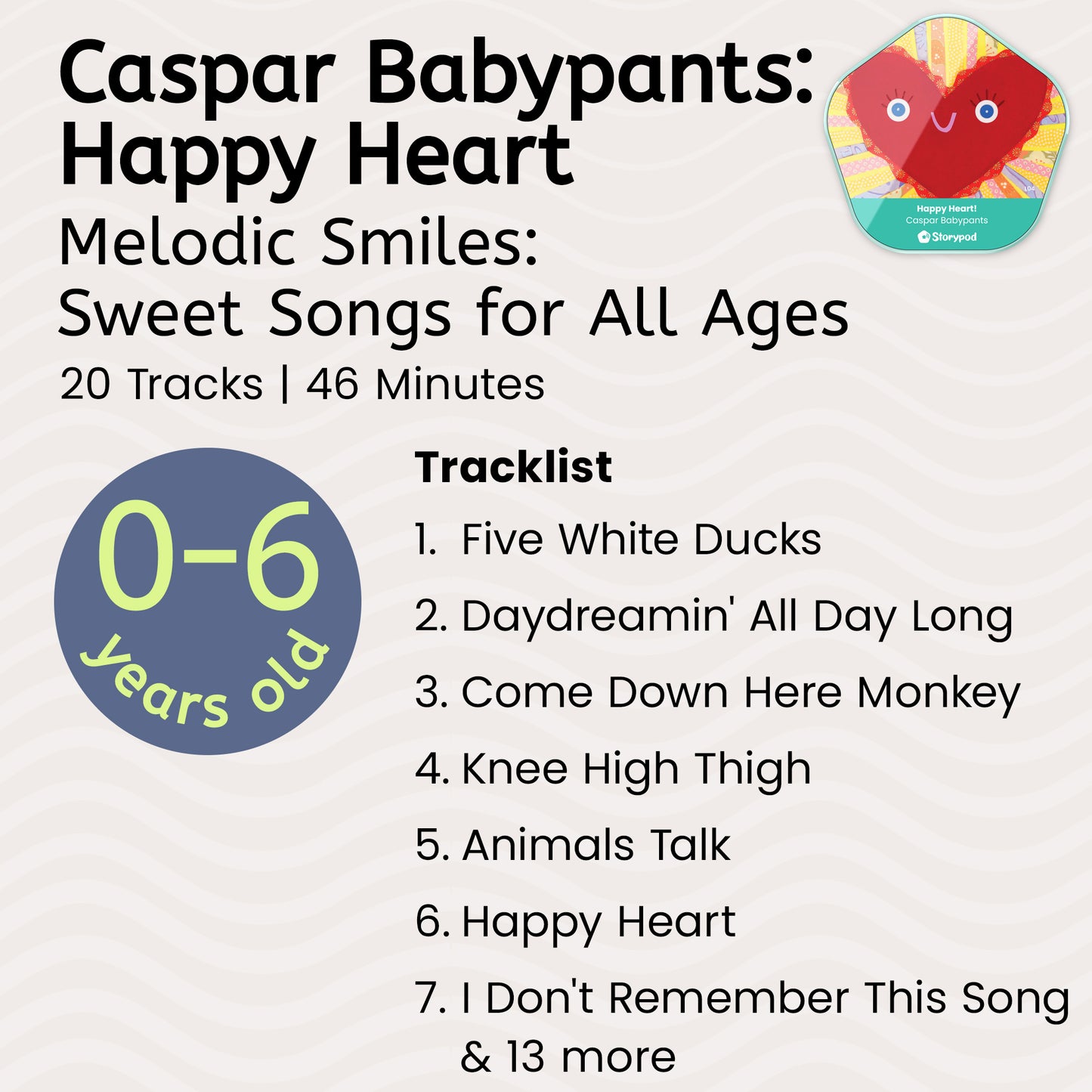 Caspar Babypants - Happy Heart