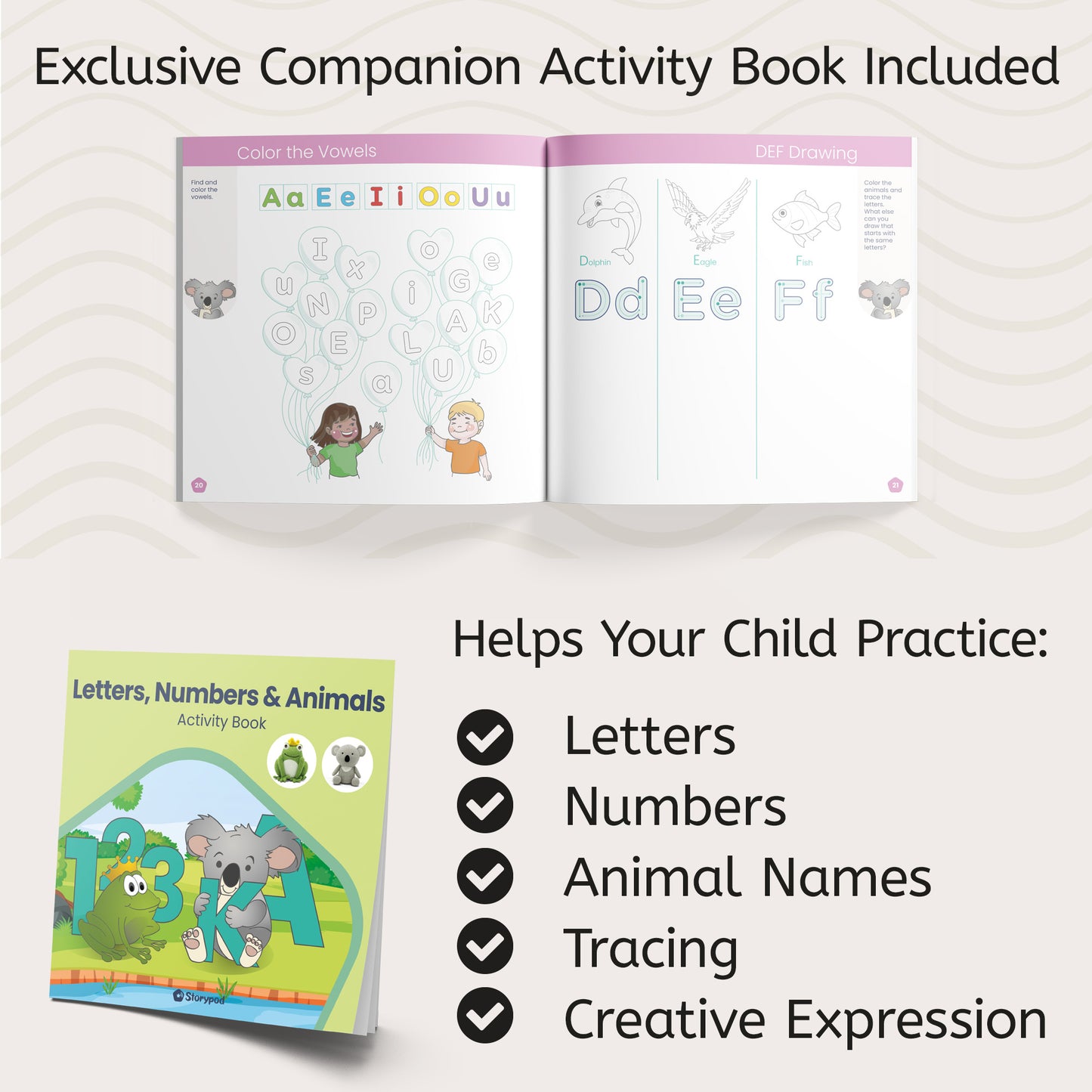 The Storypod and Letters, Numbers & Animals Learning Set