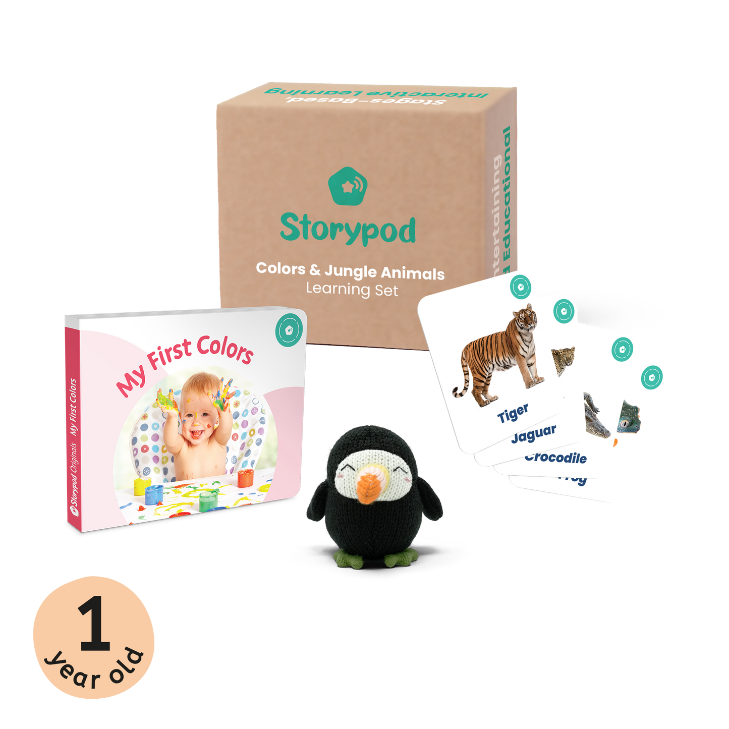 Colors & Jungle Animals Set