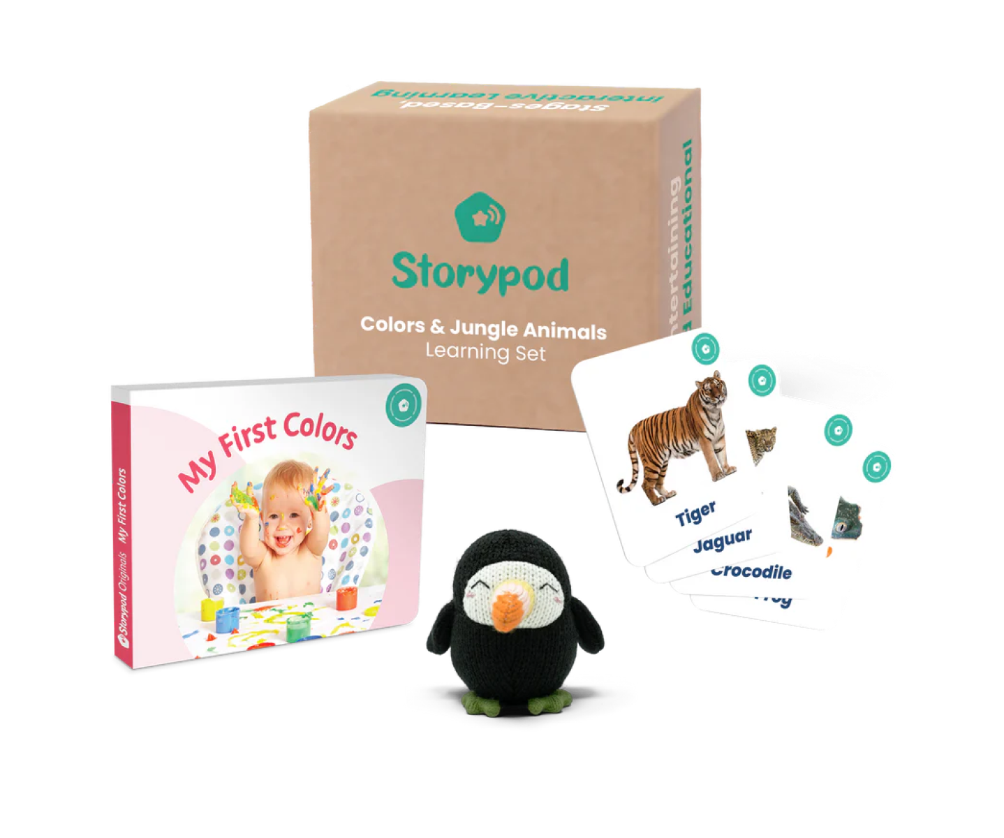 Colors & Jungle Animals Set