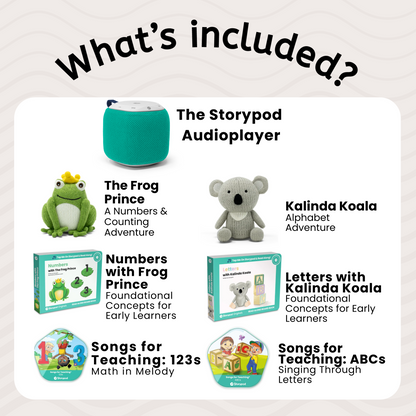 The Storypod and Letters, Numbers & Animals Learning Set
