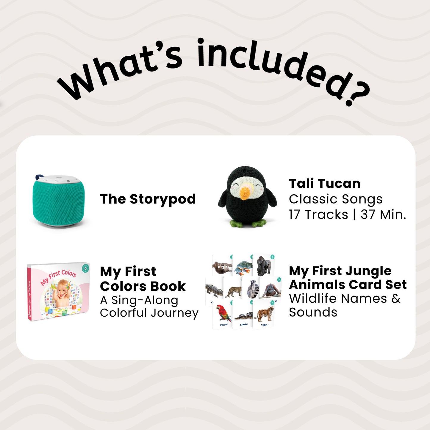 The Storypod Colors & Jungle Animals Set