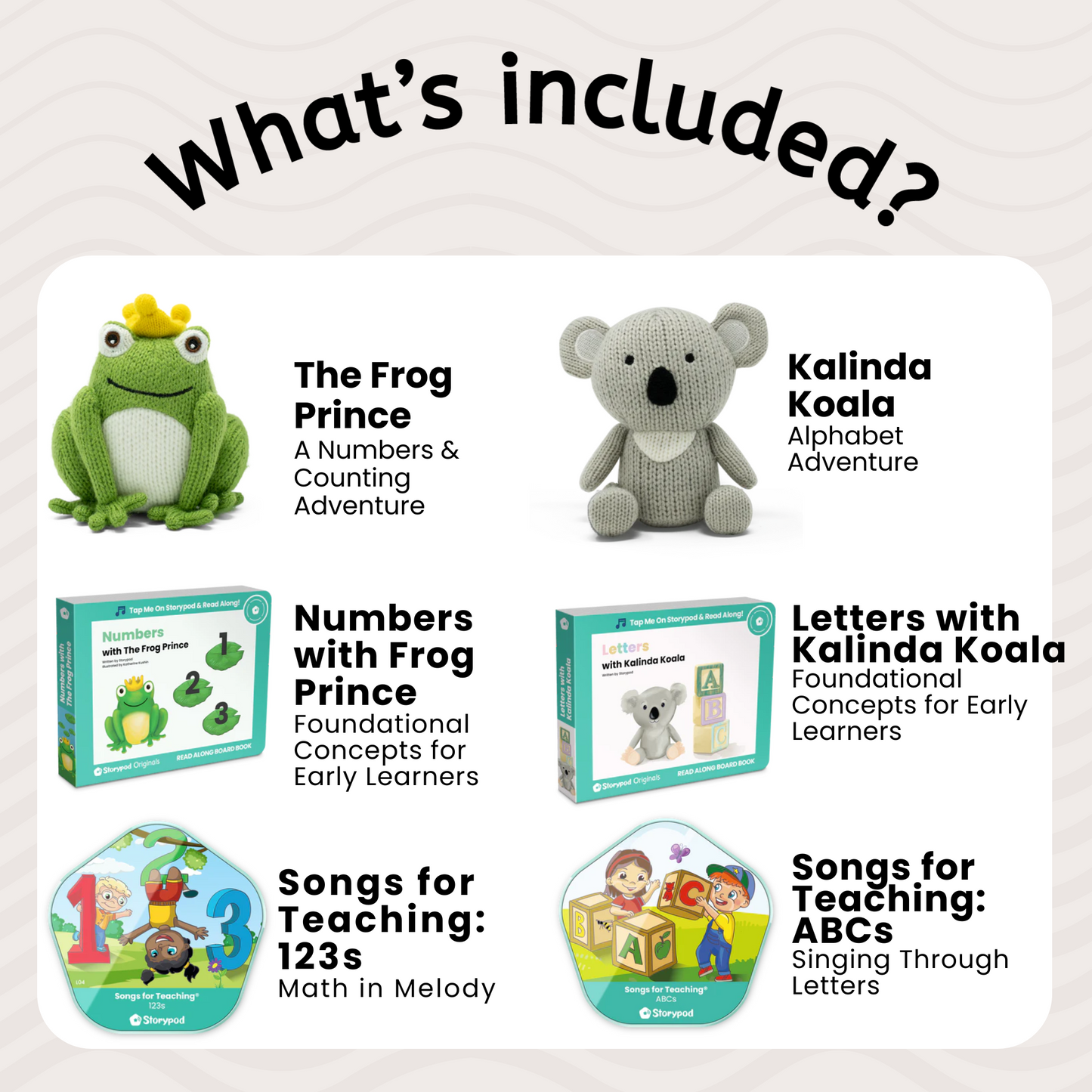 Letters, Numbers & Animals Set