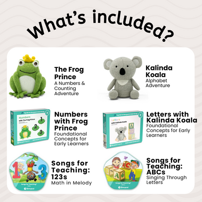 Letters, Numbers & Animals Set