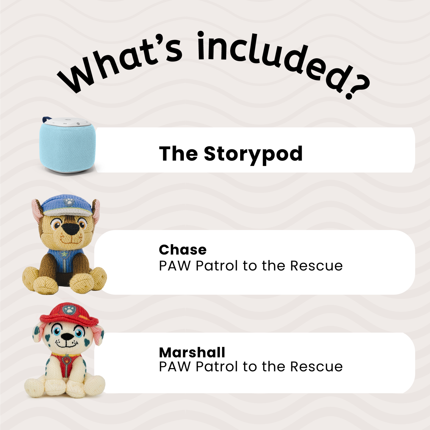 The Storypod PAW Patrol Chase & Marshall Bundle