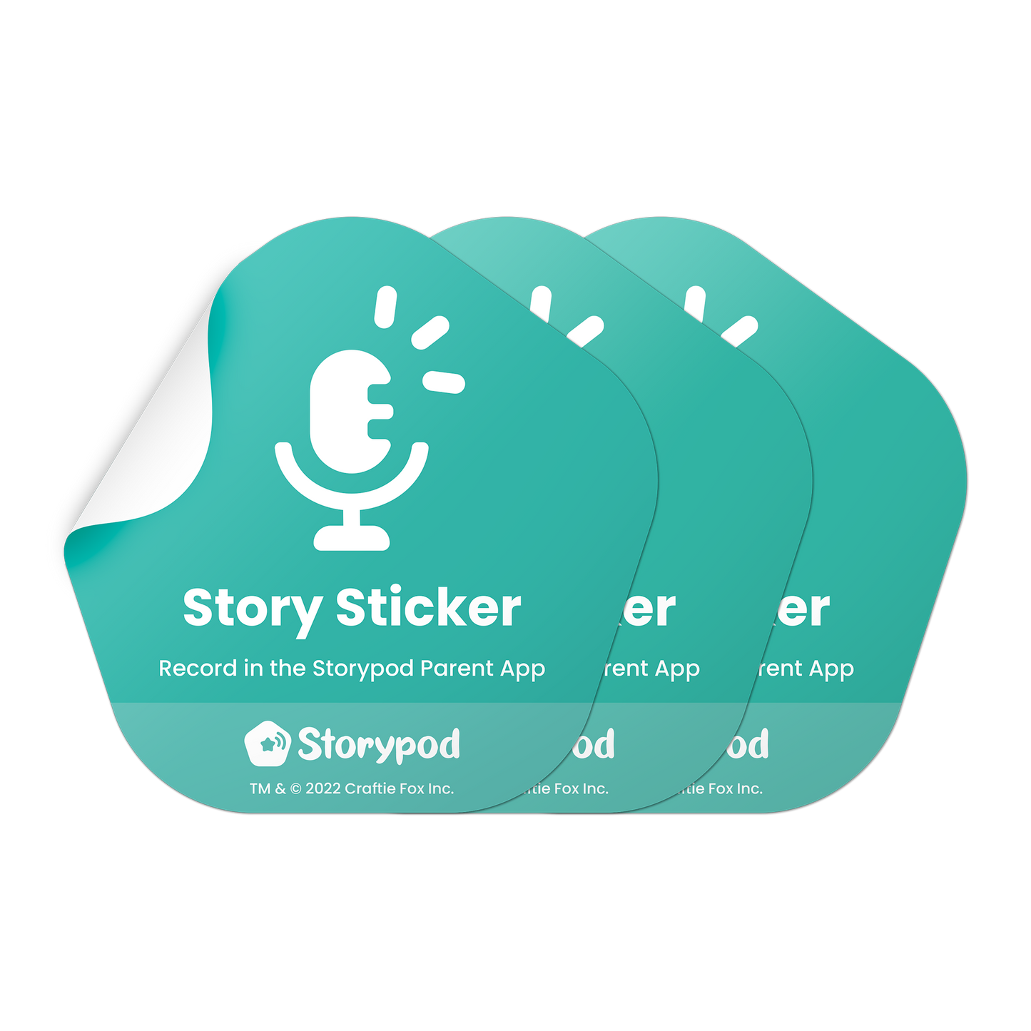 Recordable Story Stickers 3 Pack
