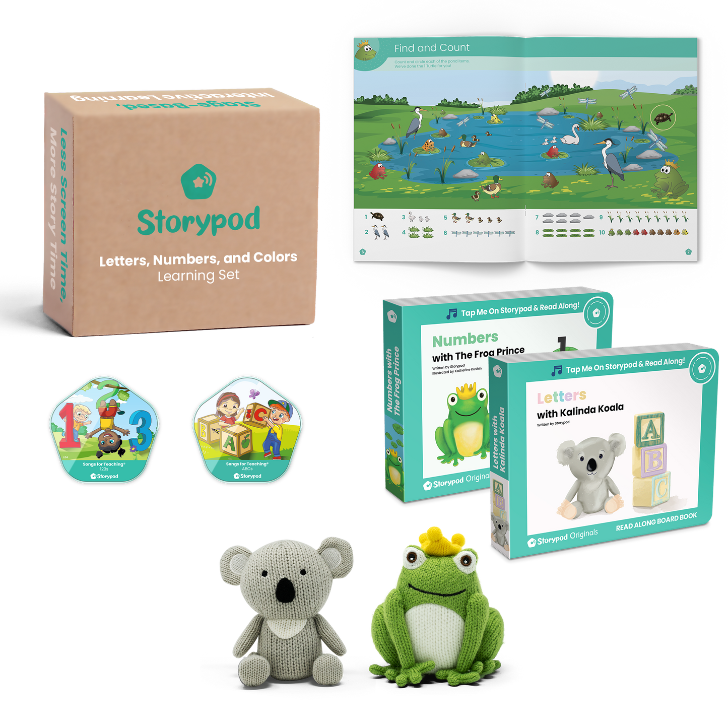 Letters, Numbers & Animals Set